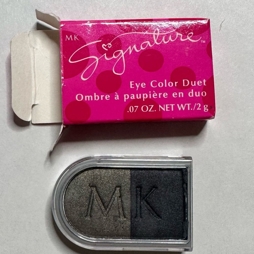 Discontinued onyx black gray eye shadow duo‎ eye color duo